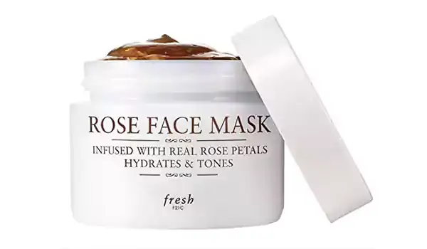 أفضل 10 ماسكات للبشرة الدهنية - سهلة وسريعة المفعول 3 ماسك FRESH Rose للبشرة الدهنية - مكتوبة