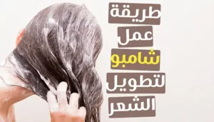 طريقة عمل شامبو طبيعي لتطويل الشعر - مكتوبة