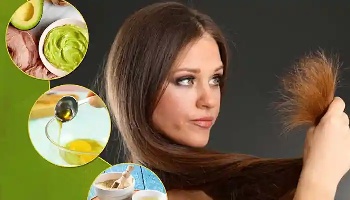 10 ماسكات للشعر الجاف قبل الاستحمام طبيعية منزلية