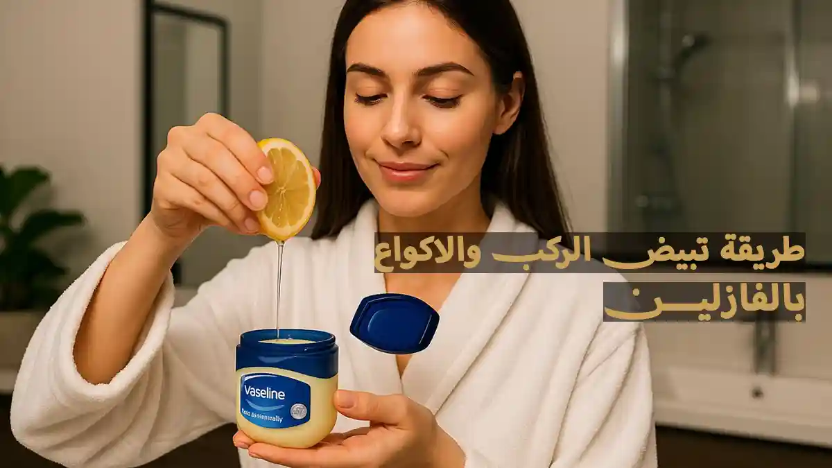 طريقة تبيض الركب والاكواع بالفازلين طريقة تبيض الركب والاكواع بالفازلين