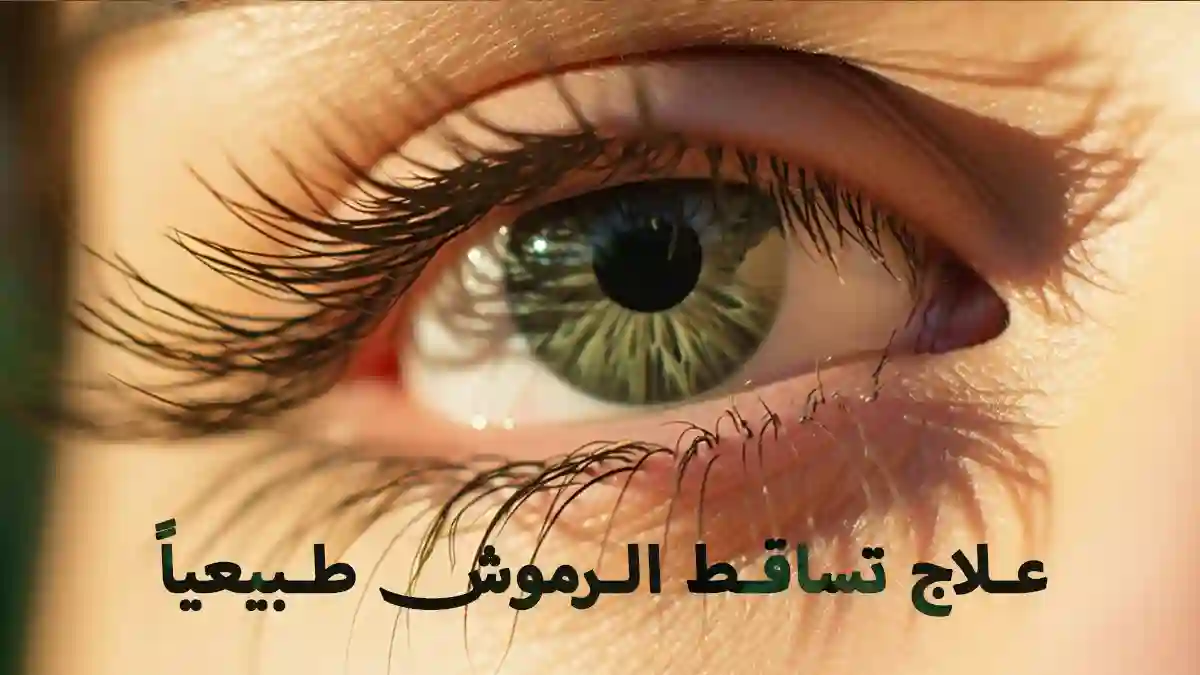 علاج تساقط الرموش طبيعياً